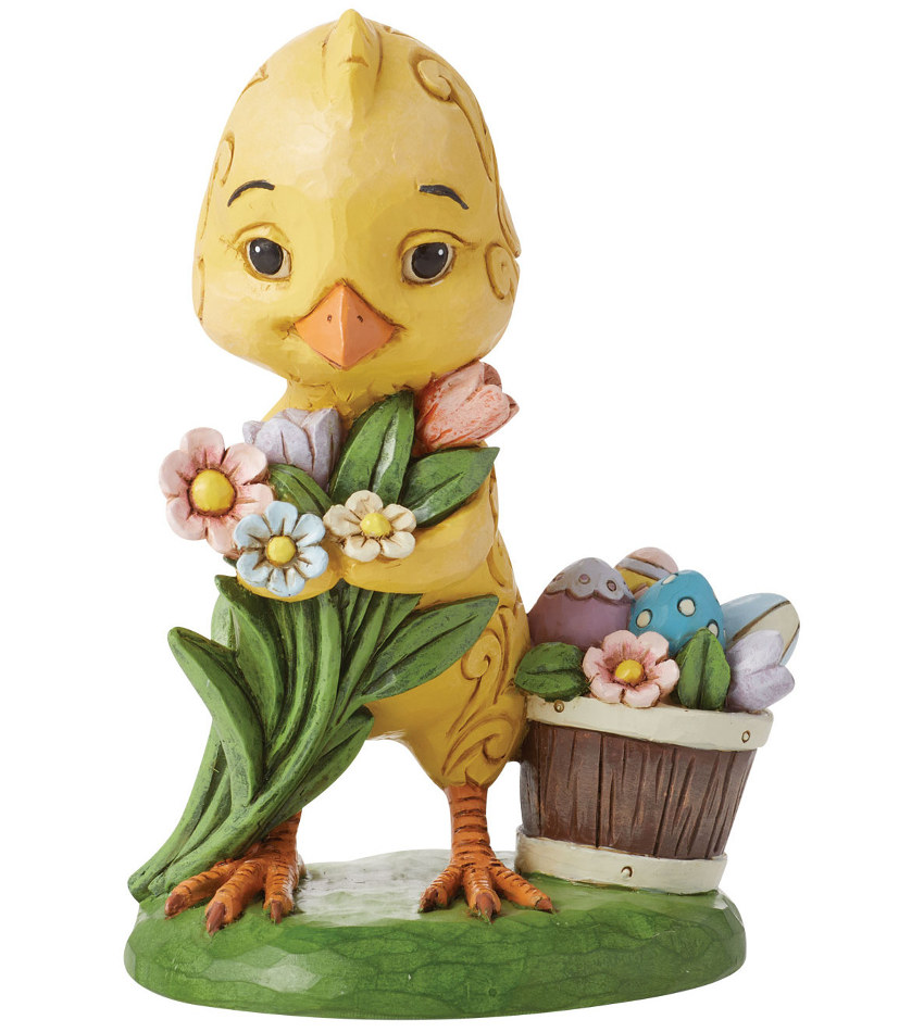 Worldwide Collectibles - Fine Collectible Gifts - Jim Shore - Chick with  Flowers