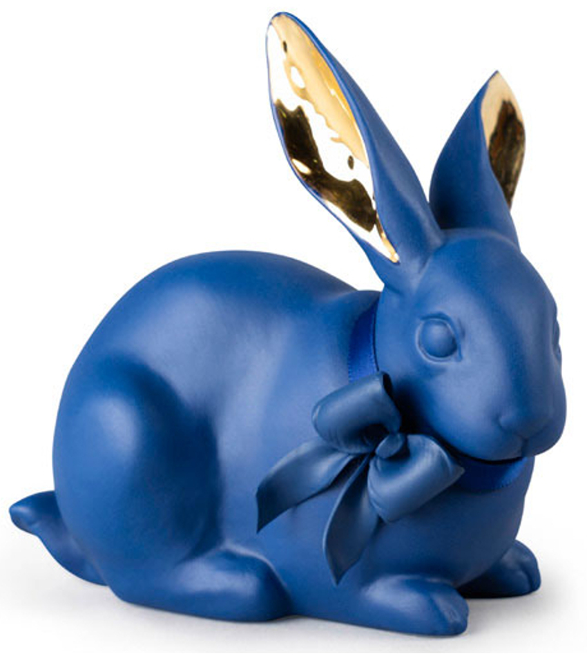 リヤドロ LLADRO 白うさぎ Re-Deco ATTENTIVE BUNNY